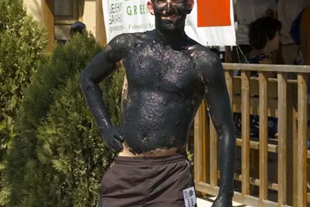 Muddy man