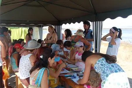 Artistic atelier during the eco-festival