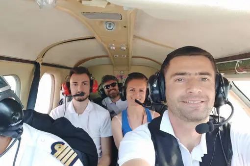 По време на тестовите полети.
