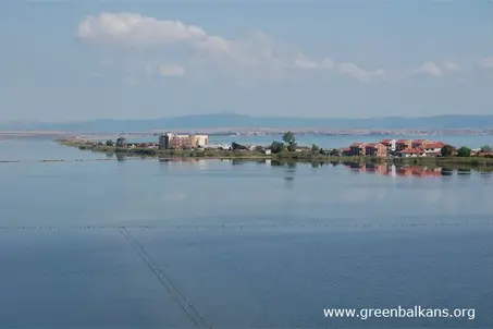 A view towards the lake
