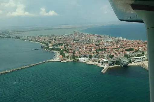 Pomorie from the air