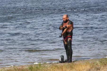 The lake is famous for its medicinal mud