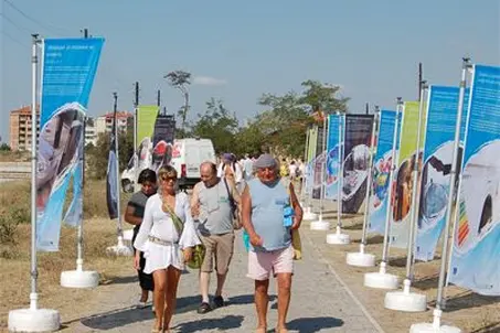 The climate change exhibition of the EC