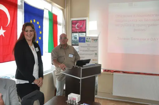 Presentation of the joint Lesser Kestrel conservation activities, 